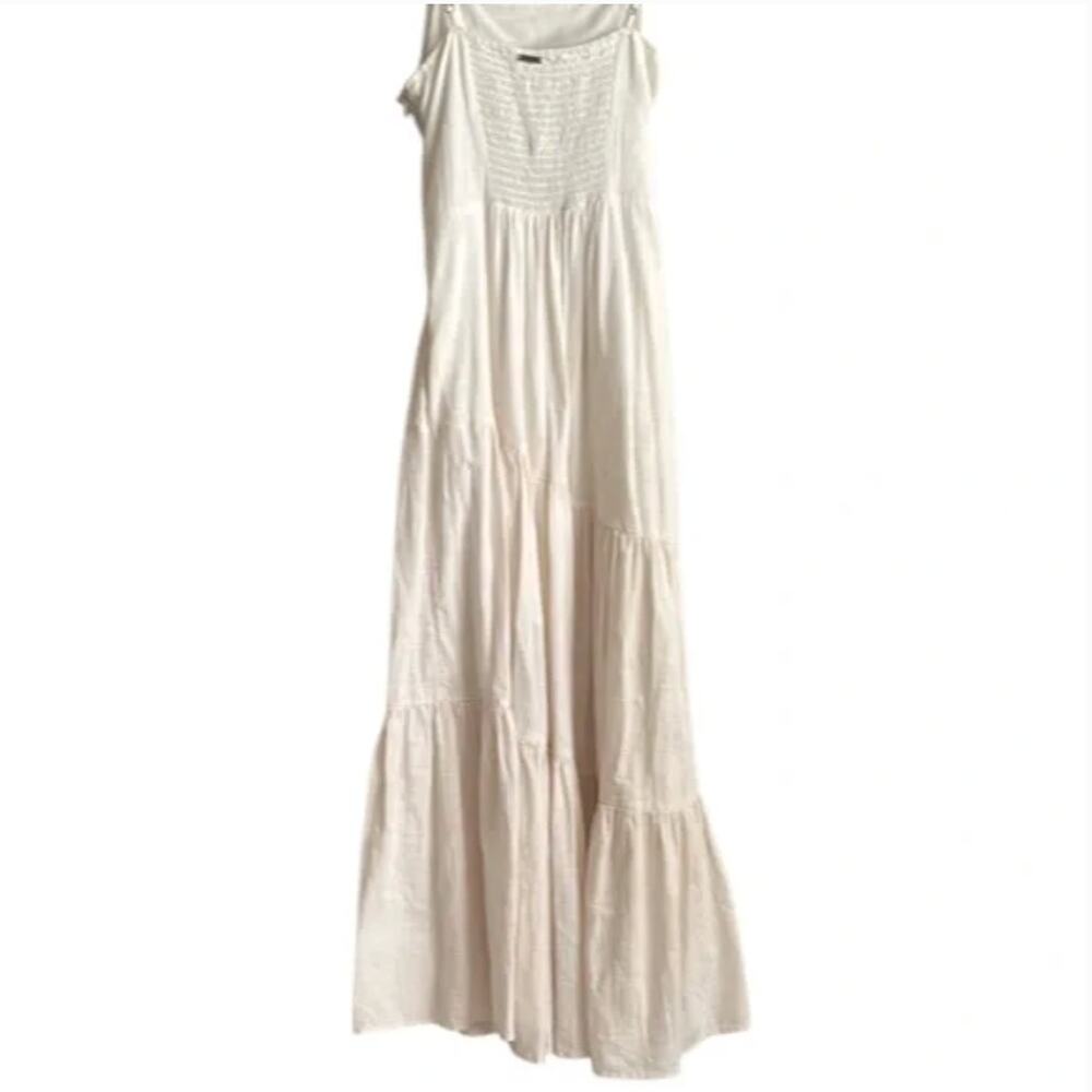 Billabong Crystal Tides Island Spirit Cotton Tier Dress Sz M - Picture 6 of 7